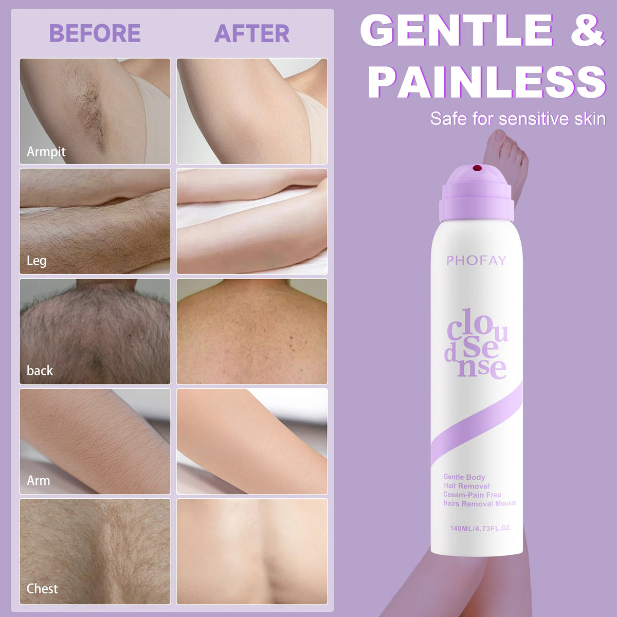 Gentle Hair Removal Cream For Silky Smooth Skin