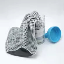 Instant Cooling Towel with Bottle – Gym, Sports & Yoga