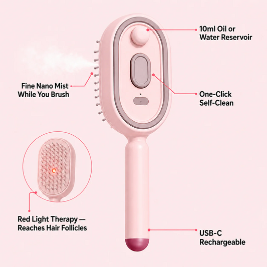 5 In 1 Electric Spray Air Cushion Massage Comb