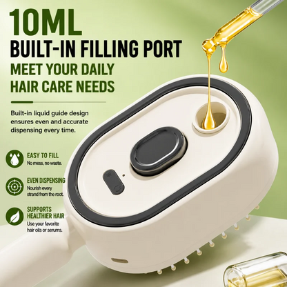 Electric Spray Air Cushion Massage Comb with Self-Cleaning, Anti-Tangle, Anti-Static